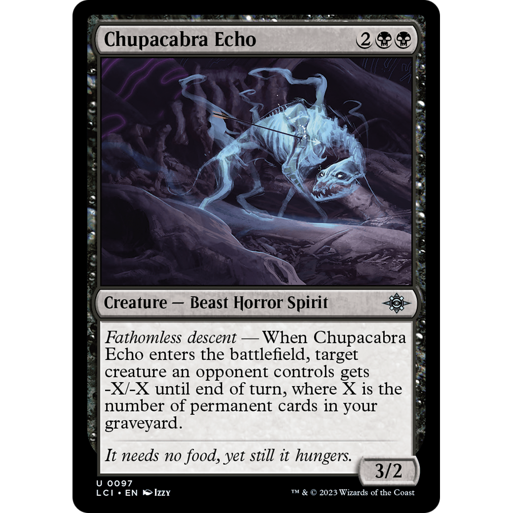 Chupacabra Echo (LCI-097) - The Lost Caverns of Ixalan Foil