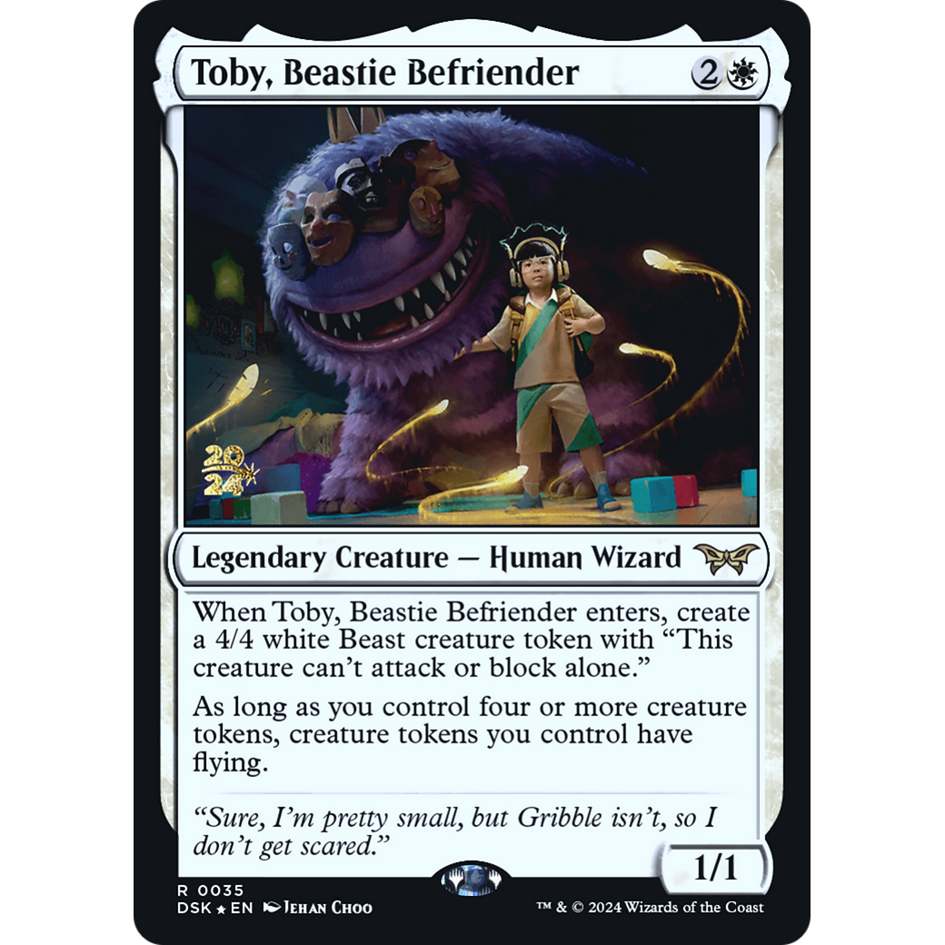 Toby, Beastie Befriender (PRE-35S) - Duskmourn: House of Horror Promos Foil