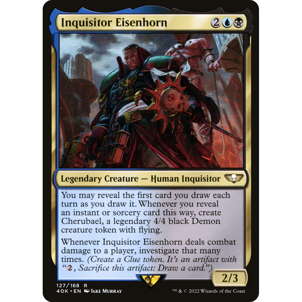 Inquisitor Eisenhorn (40K-127) - Warhammer 40,000 Commander