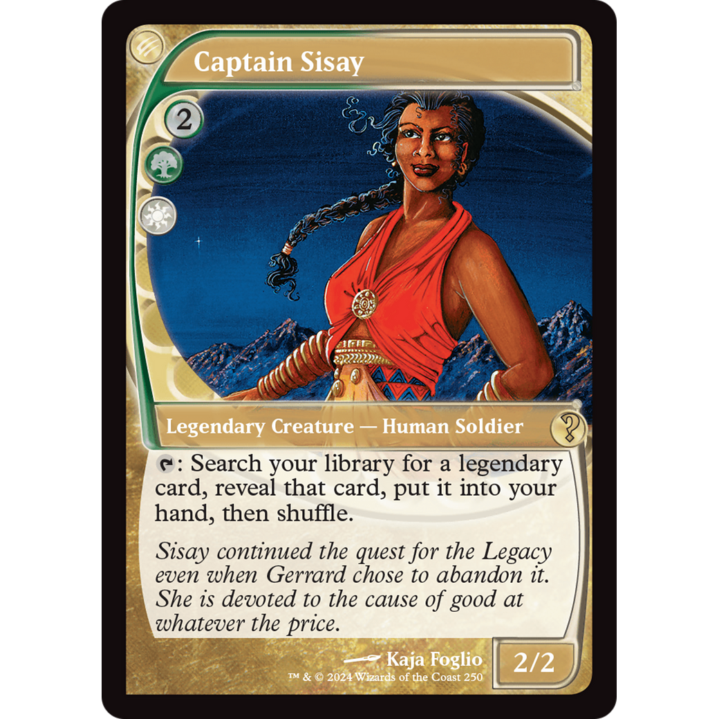 Captain Sisay (Future Sight) (MB2-250) - Mystery Booster 2 Foil