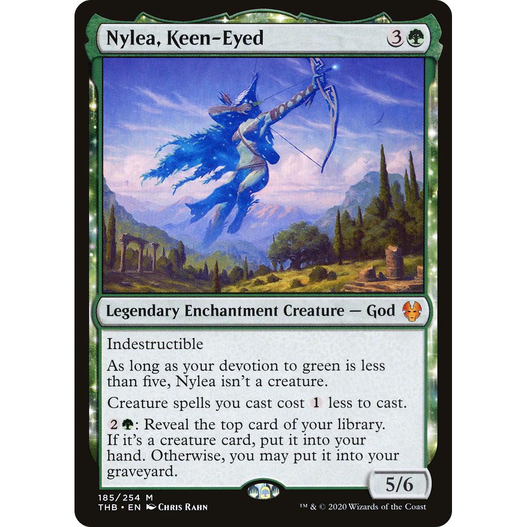 Nylea, Keen-Eyed (THB-185) - Theros Beyond Death: (enchantment) Foil