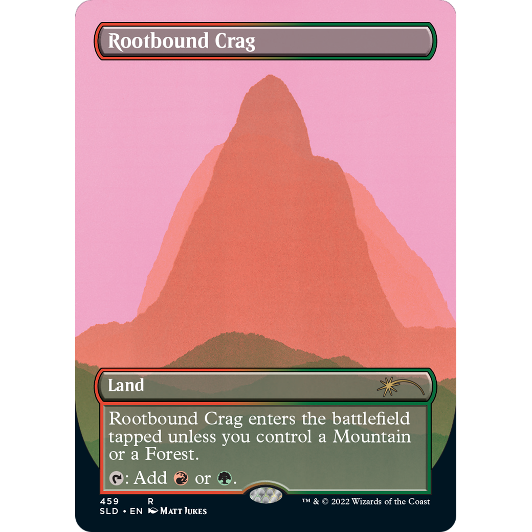 Rootbound Crag (SLD-459) - Secret Lair Drop (Borderless)