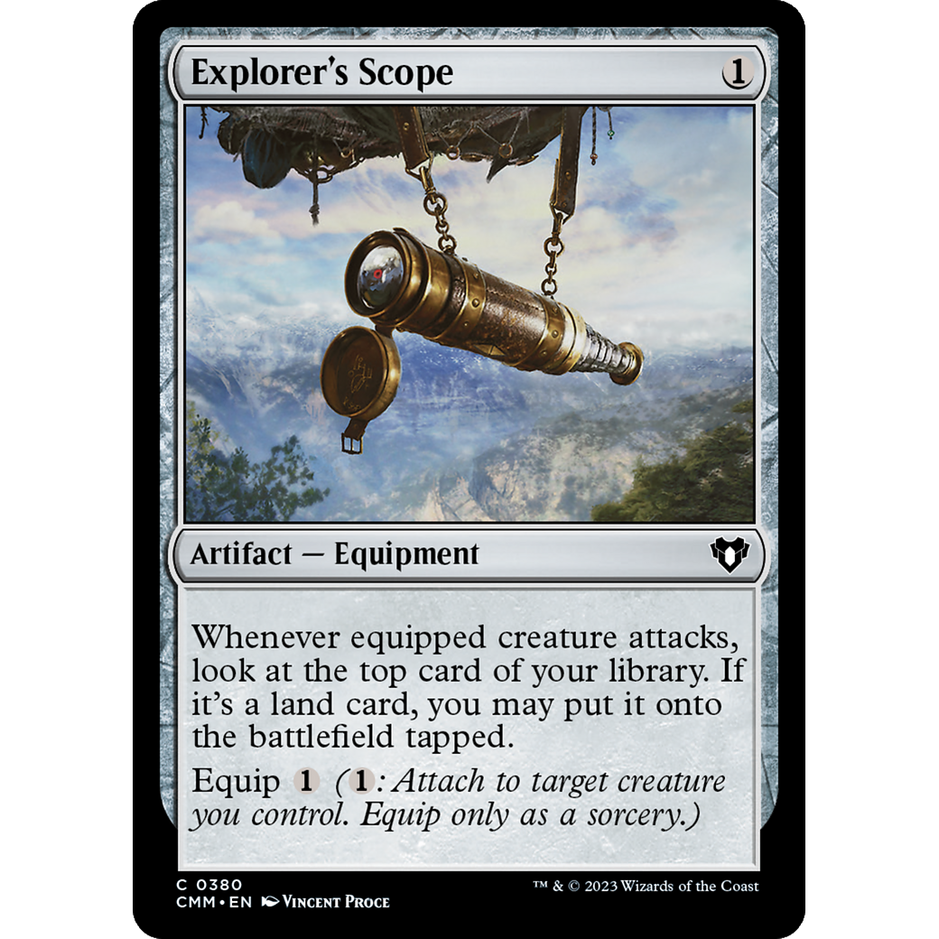 Explorer's Scope (CMM-380) - Commander Masters Foil