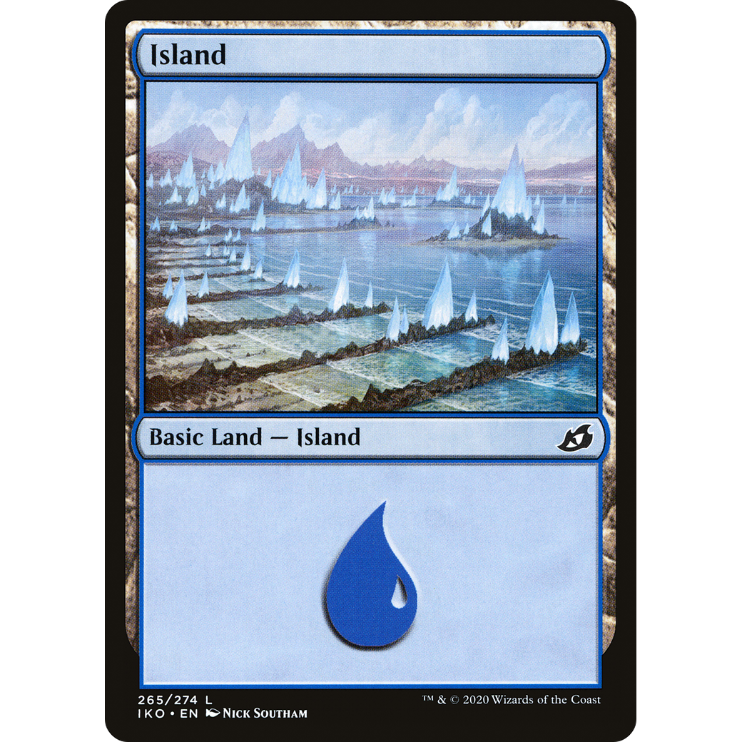 Island (265) (IKO-265) - Ikoria: Lair of Behemoths Foil