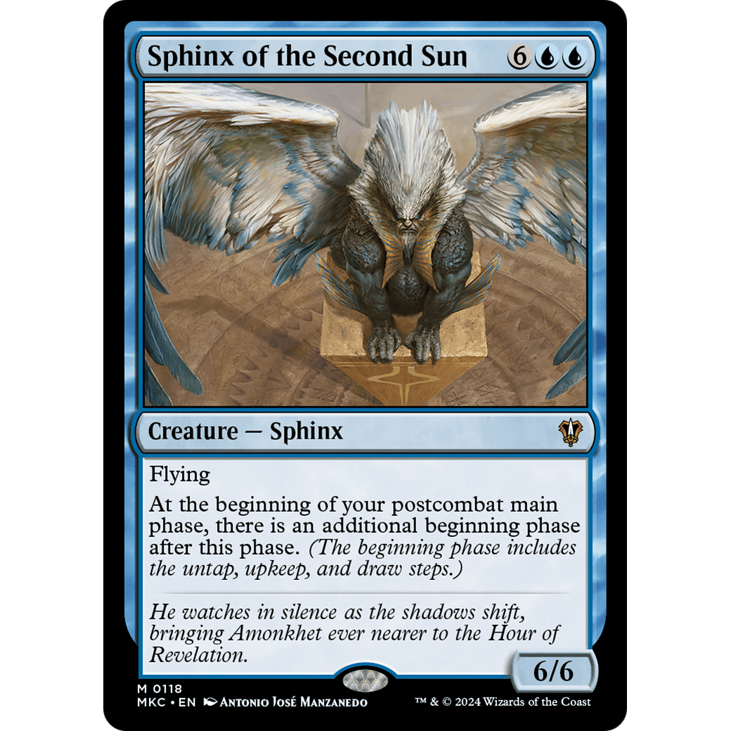 Sphinx of the Second Sun (MKC-118) - Murders at Karlov Manor Commander