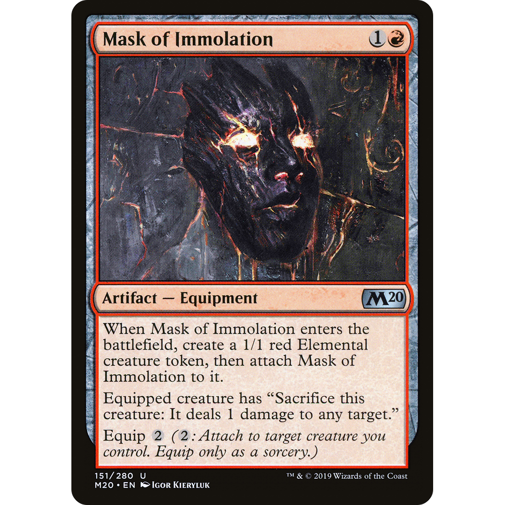 Mask of Immolation (M20-151) - Core Set 2020