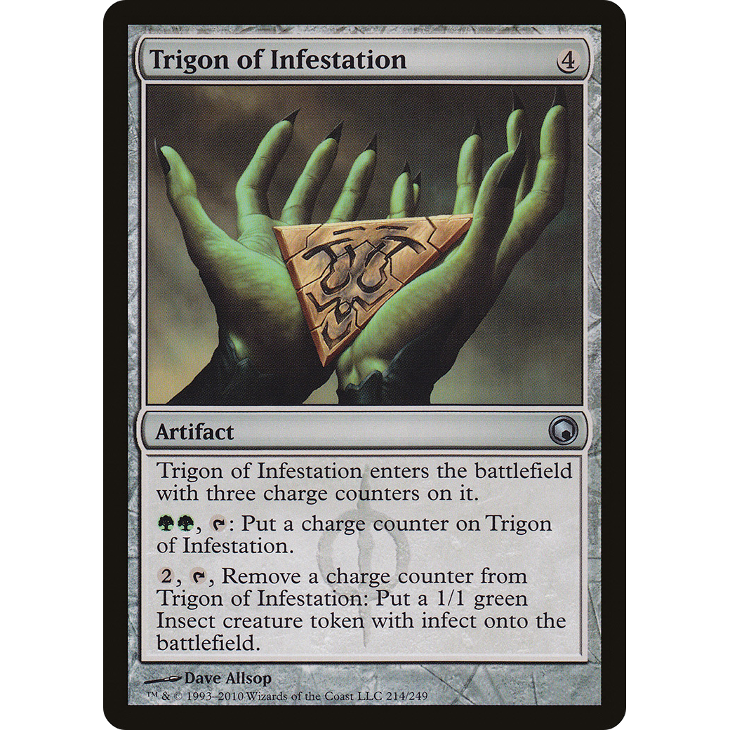 Trigon of Infestation (SOM-214) - Scars of Mirrodin Foil