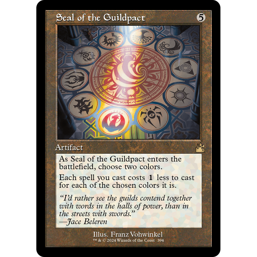 Seal of the Guildpact (RVR-394) - Ravnica Remastered Foil