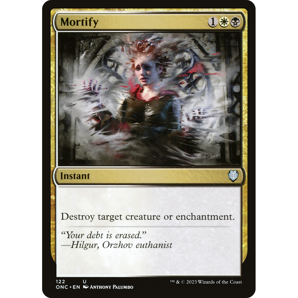 Mortify (ONC-122) - Phyrexia: All Will Be One Commander