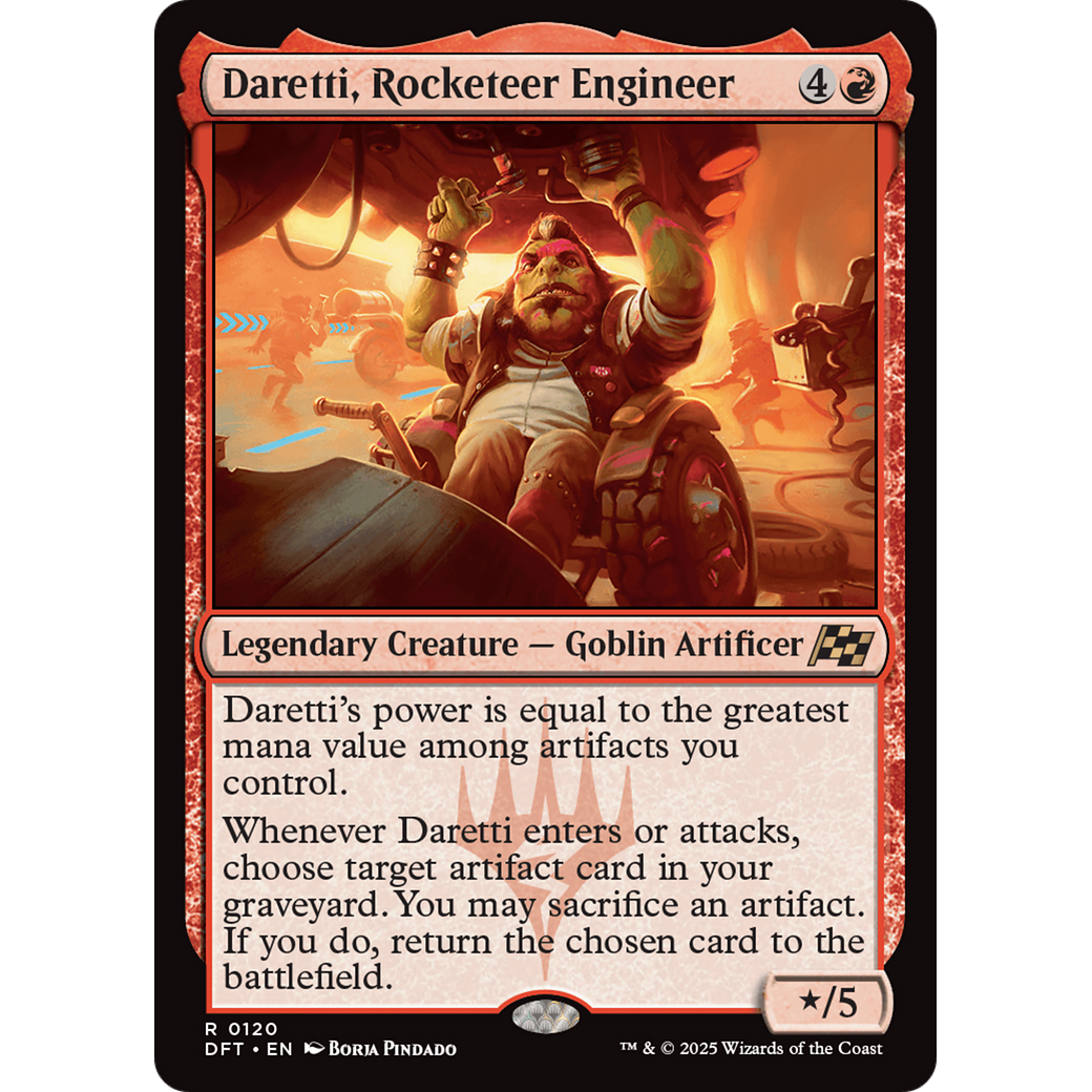 Daretti, Rocketeer Engineer (DFT-120) - Aetherdrift Foil
