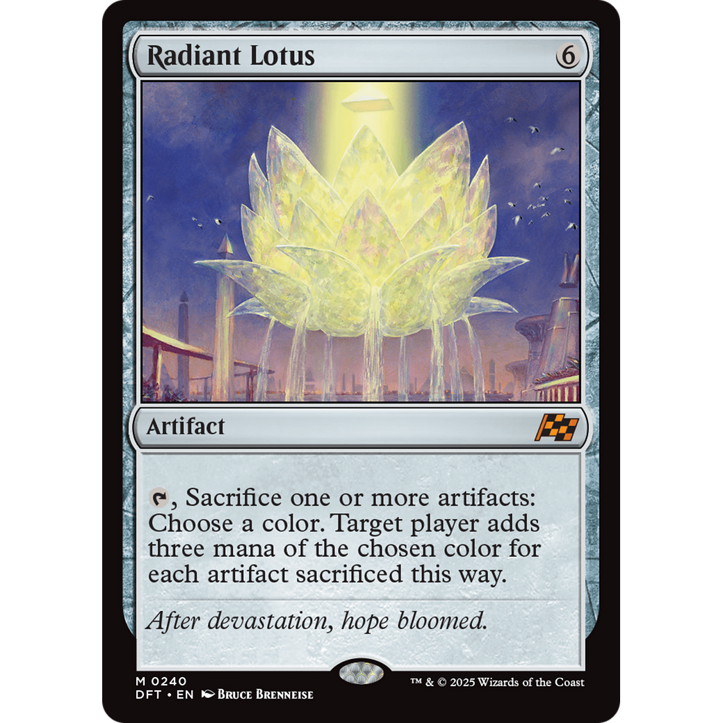 Radiant Lotus (DFT-240) - Aetherdrift Foil