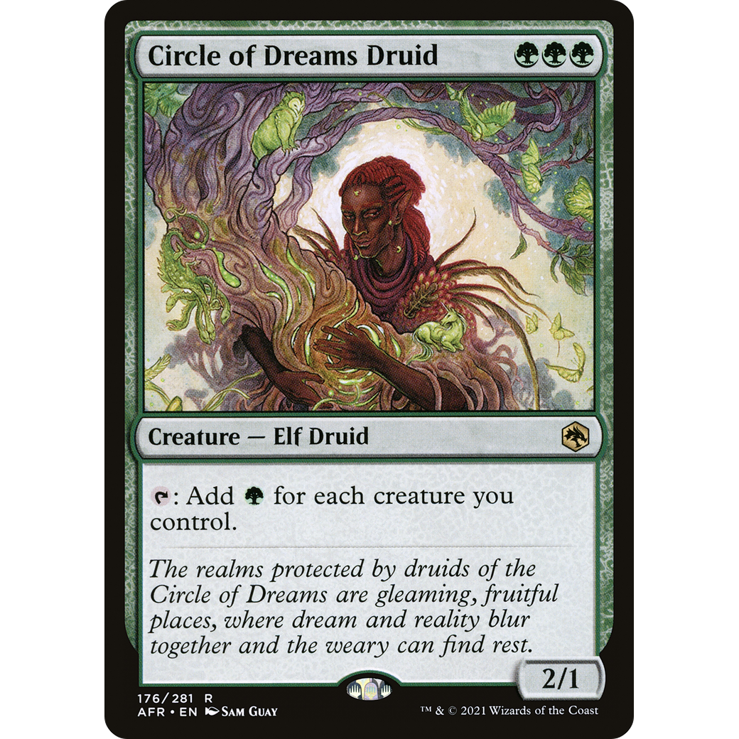 Circle of Dreams Druid (AFR-176) - Adventures in the Forgotten Realms Foil