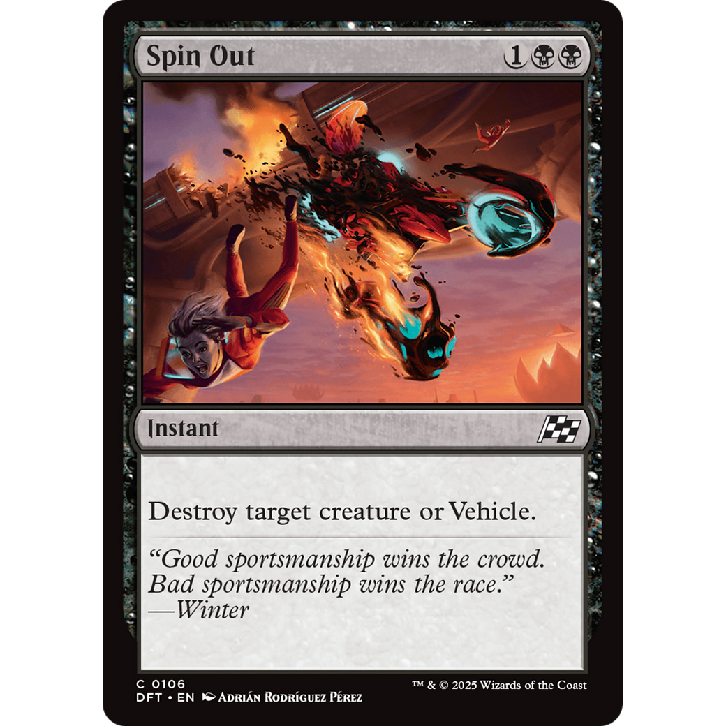 Spin Out (DFT-106) - Aetherdrift Foil