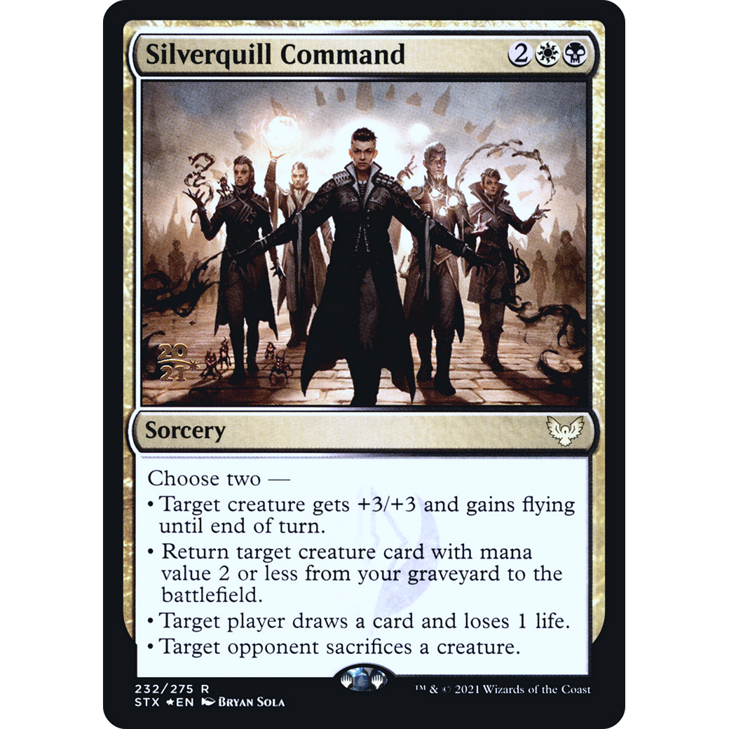 Silverquill Command (PRE-232) - Strixhaven: School of Mages Promos Foil