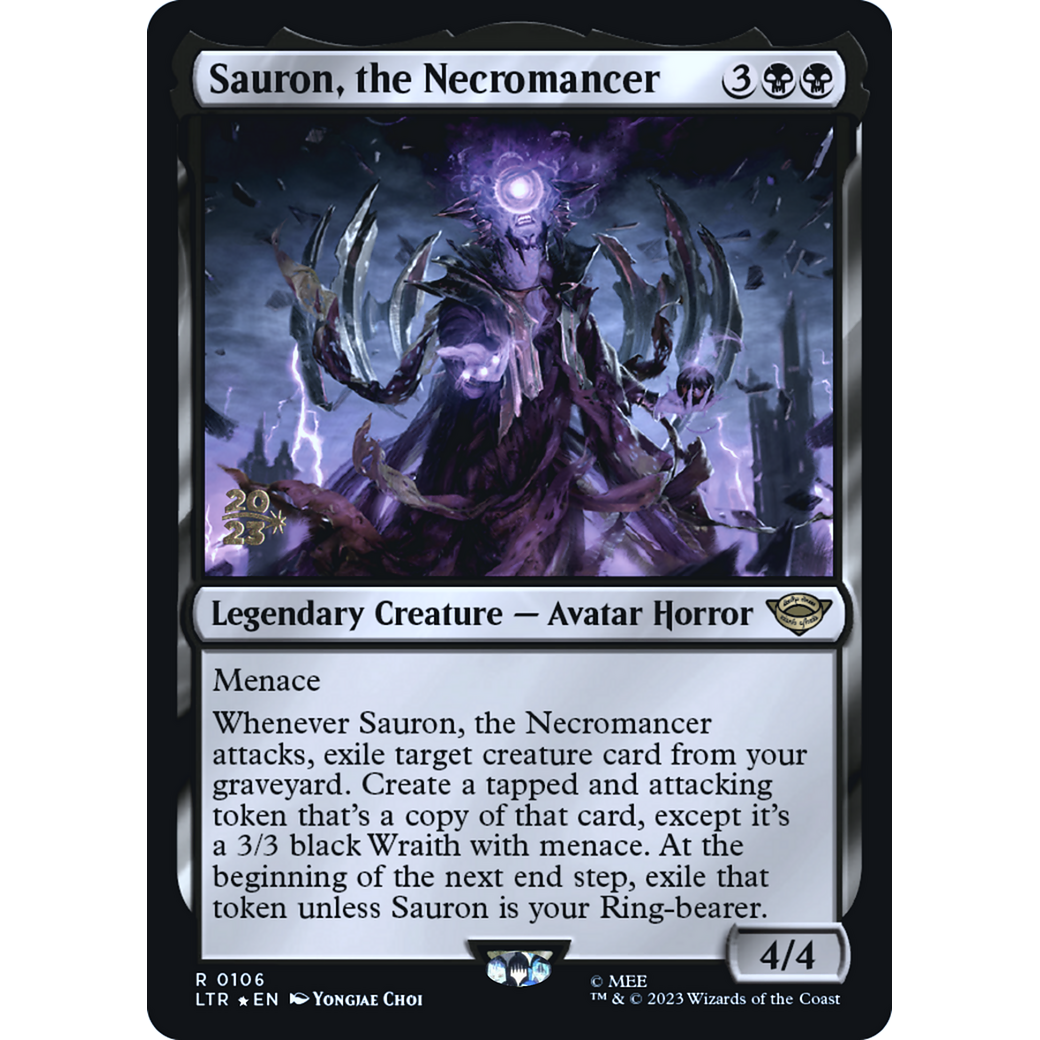 Sauron, the Necromancer (PRE-106S) - Tales of Middle-earth Promos Foil