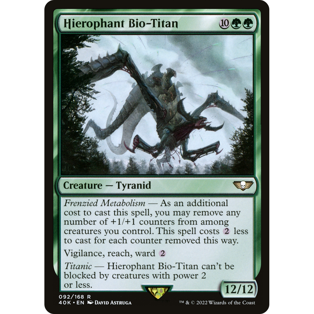 Hierophant Bio-Titan (40K-092) - Warhammer 40,000 Commander