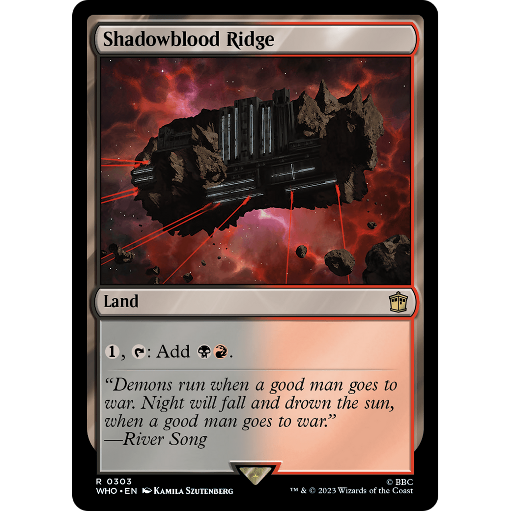 Shadowblood Ridge (WHO-303) - Doctor Who