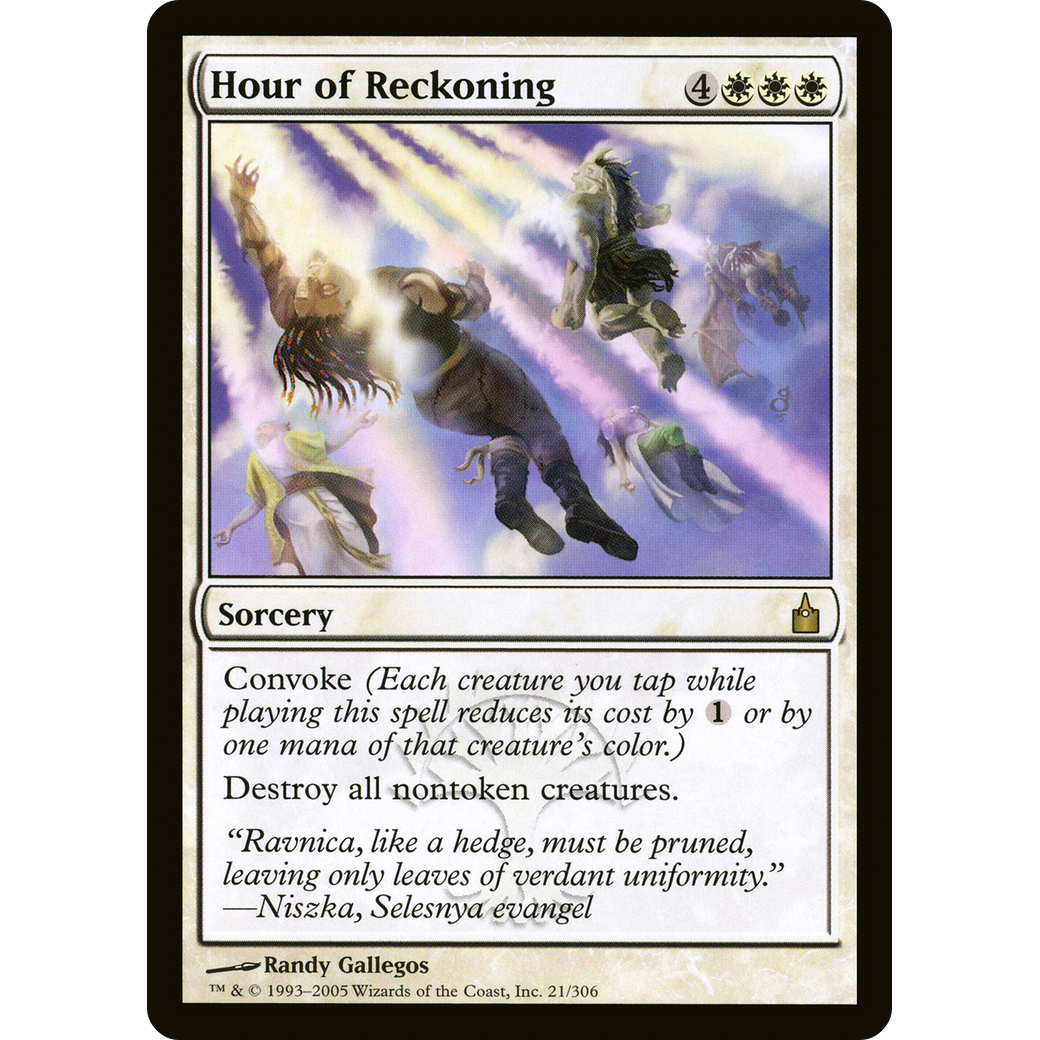 Hour of Reckoning (RAV-021) - Ravnica: City of Guilds Foil