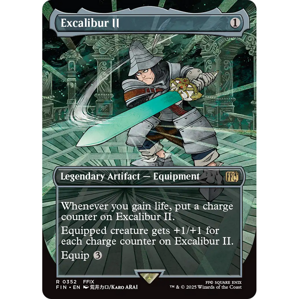 Excalibur II (FIN-352) - FINAL FANTASY (Borderless) Foil