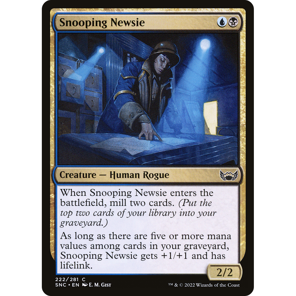 Snooping Newsie (SNC-222) - Streets of New Capenna