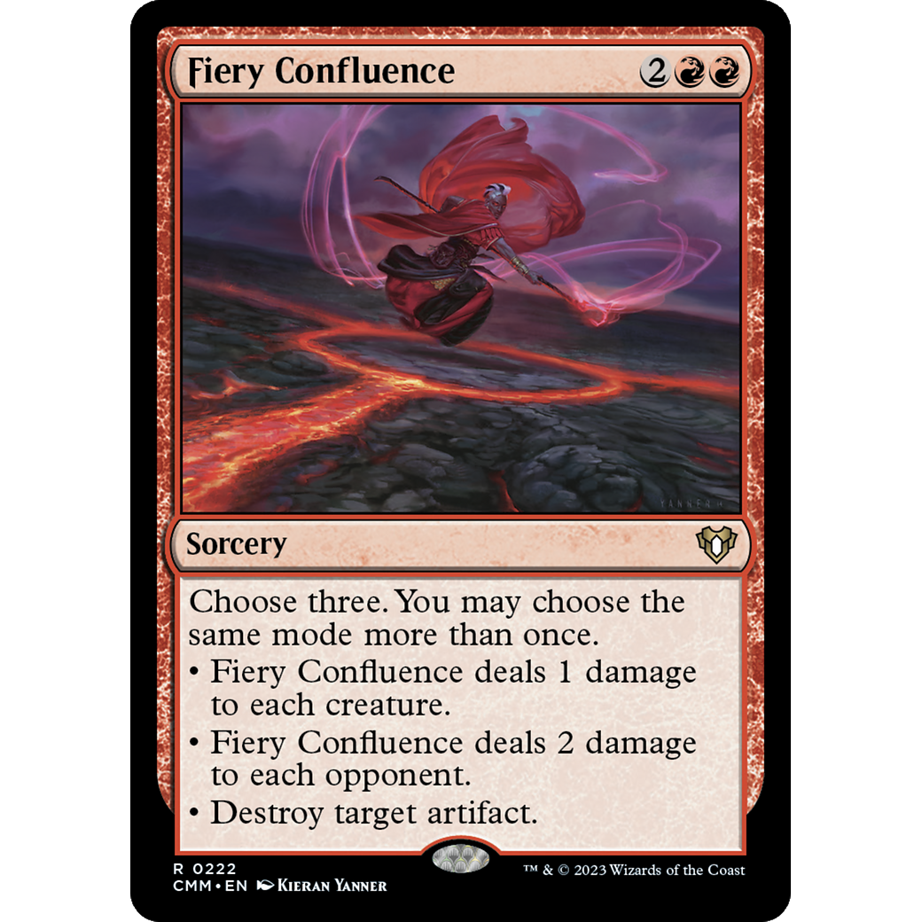 Fiery Confluence (CMM-222) - Commander Masters Foil