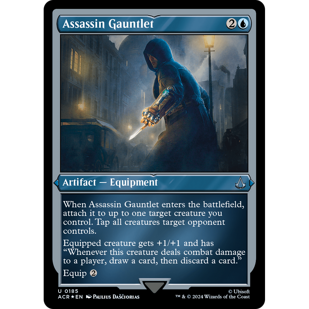 Assassin Gauntlet (ACR-185) - Assassin's Creed Etched Foil