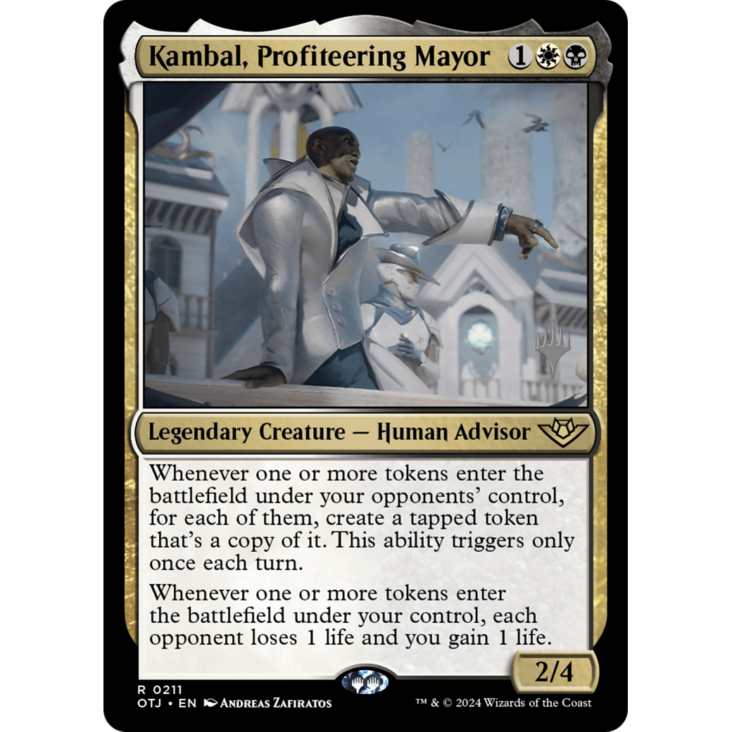 Kambal, Profiteering Mayor (PPOTJ-211P) - Outlaws of Thunder Junction Promos