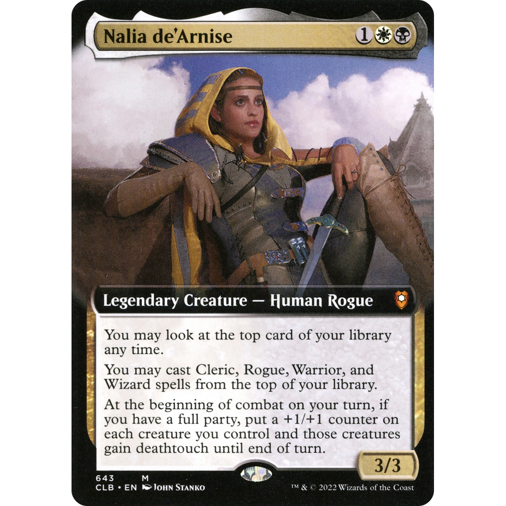 Nalia de'Arnise (CLB-643) - Commander Legends: Battle for Baldur's Gate: (Extended Art)