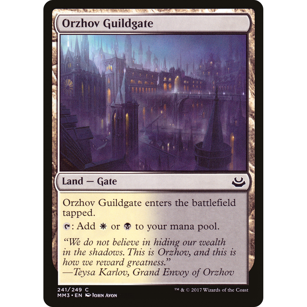 Orzhov Guildgate (MM3-241) - Modern Masters 2017