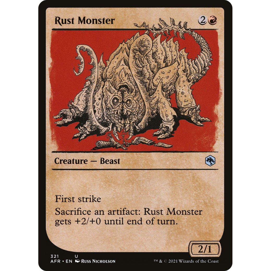 Rust Monster (Showcase) (AFR-321) - Adventures in the Forgotten Realms: (Showcase) Foil