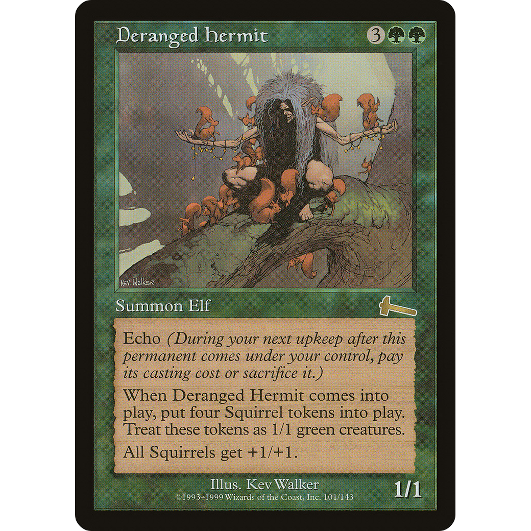 Deranged Hermit (ULG-101) - Urza's Legacy Foil