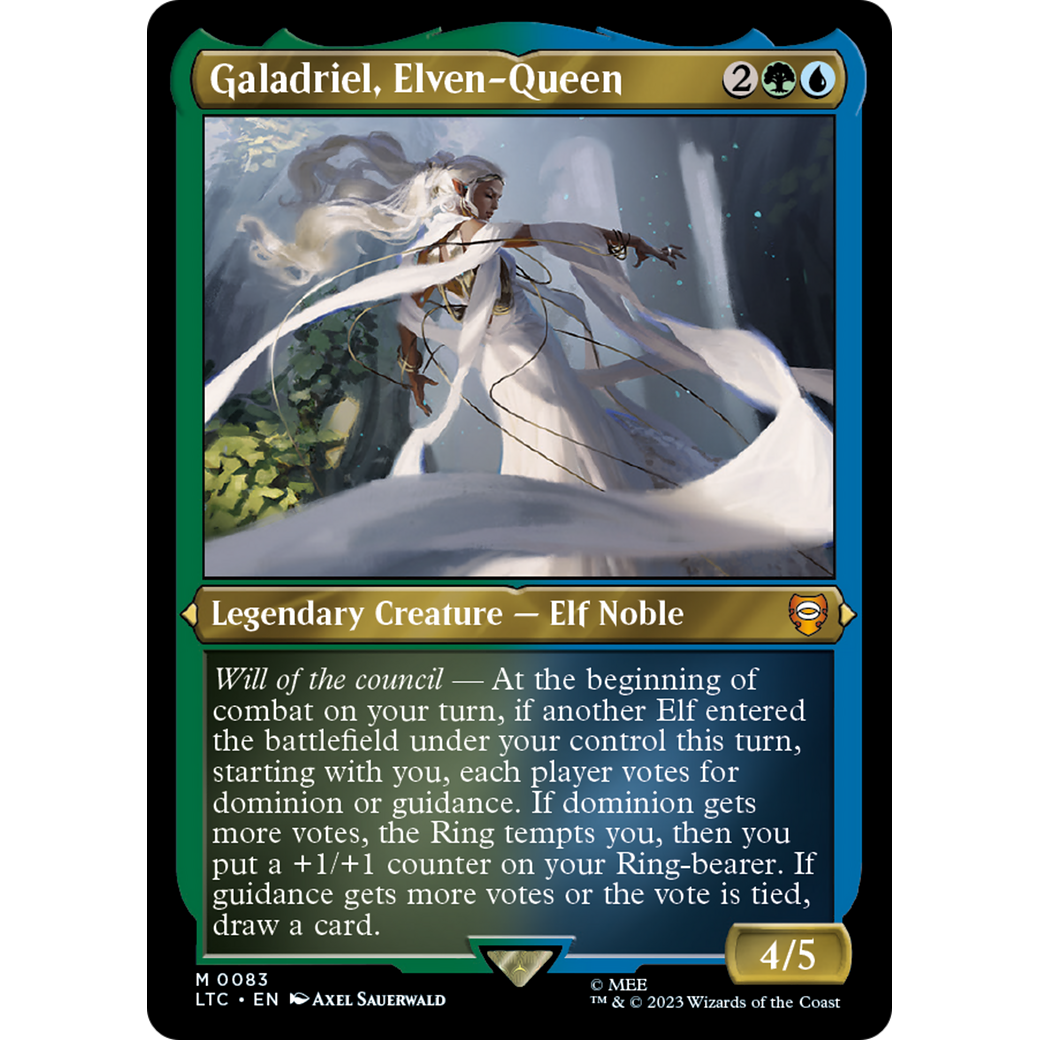 Galadriel, Elven-Queen (LTC-083) - Tales of Middle-earth Commander Etched Foil