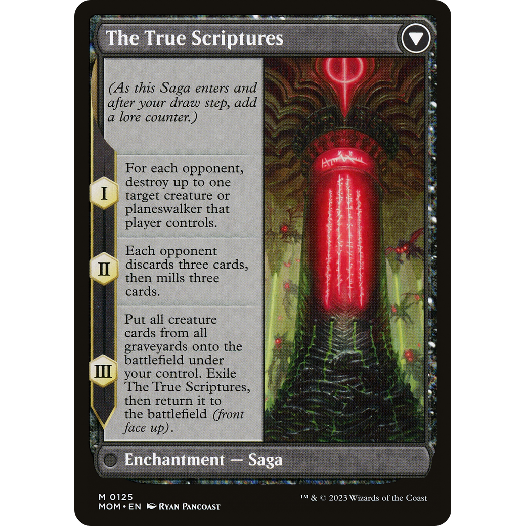 Sheoldred // The True Scriptures (MOM-125) - March of the Machine Foil
