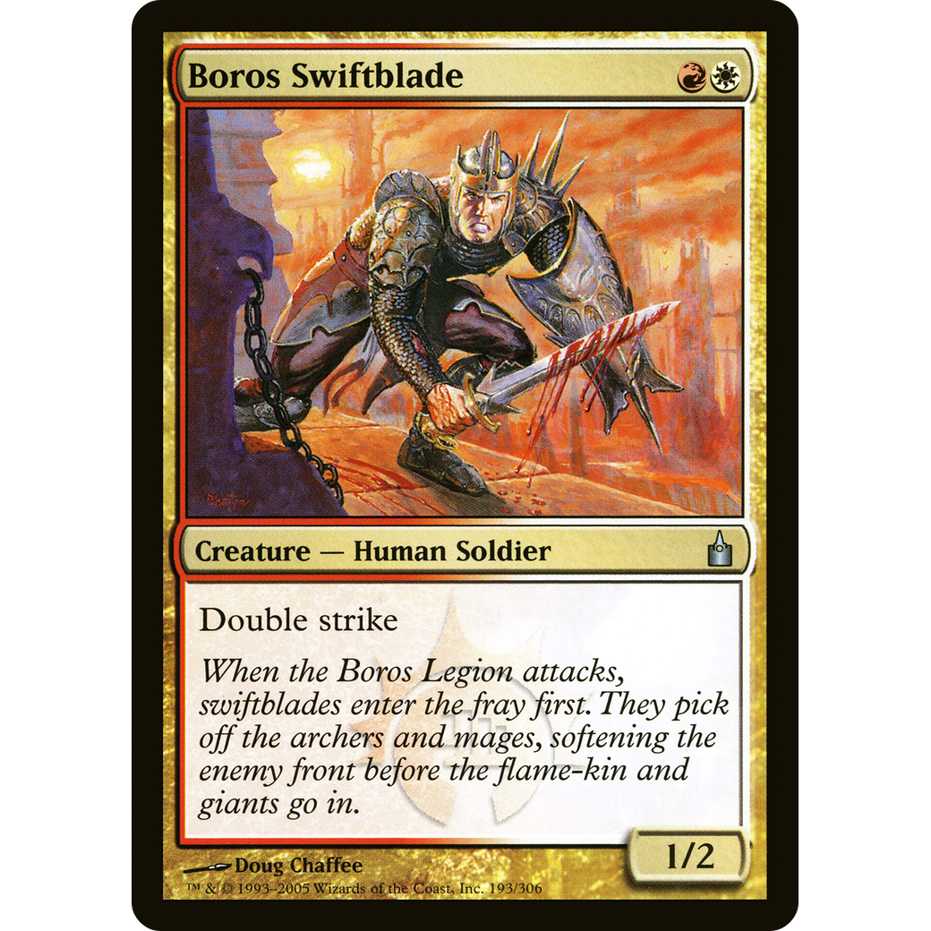 Boros Swiftblade (RAV-193) - Ravnica: City of Guilds Foil