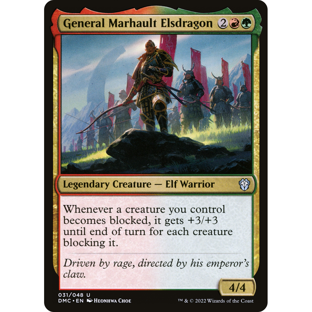 General Marhault Elsdragon (DMC-031) - Dominaria United Commander