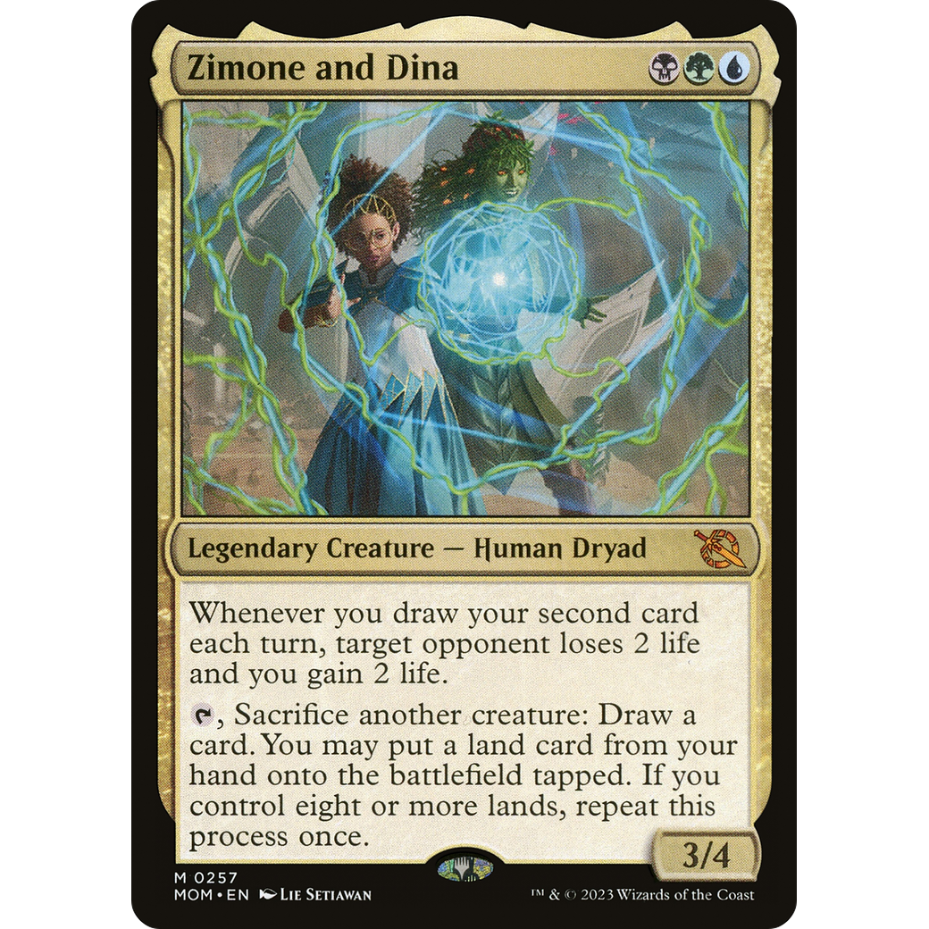 Zimone and Dina (MOM-257) - March of the Machine
