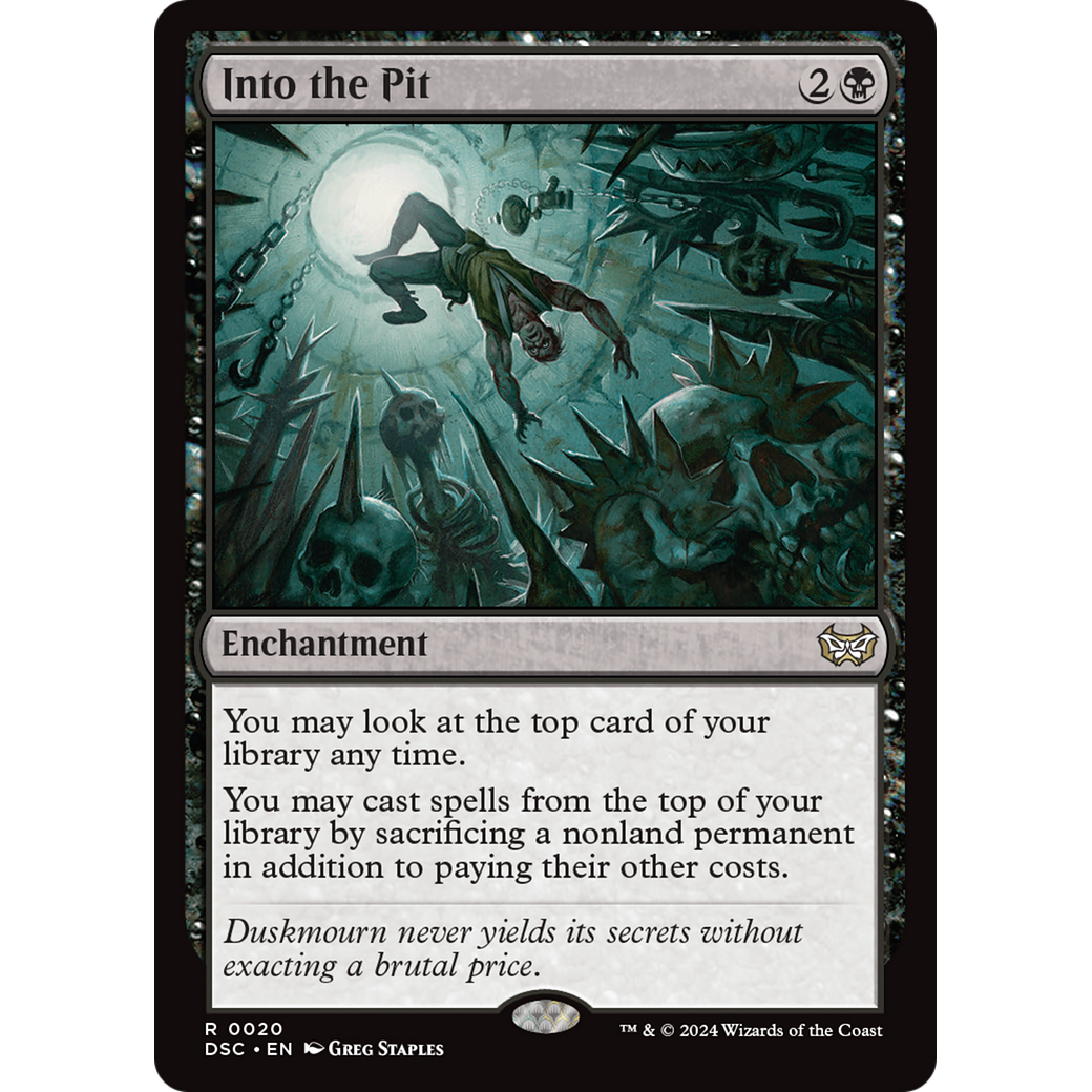 Into the Pit (DSC-020) - Duskmourn: House of Horror Commander
