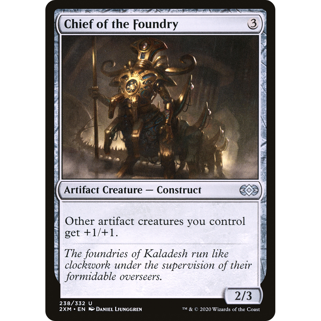 Chief of the Foundry (2XM-238) - Double Masters Foil