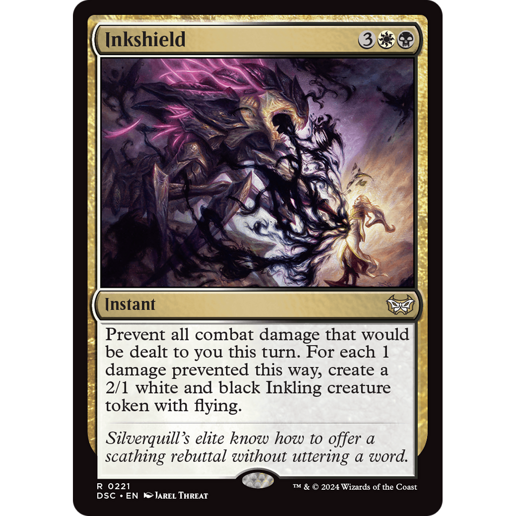 Inkshield (DSC-221) - Duskmourn: House of Horror Commander