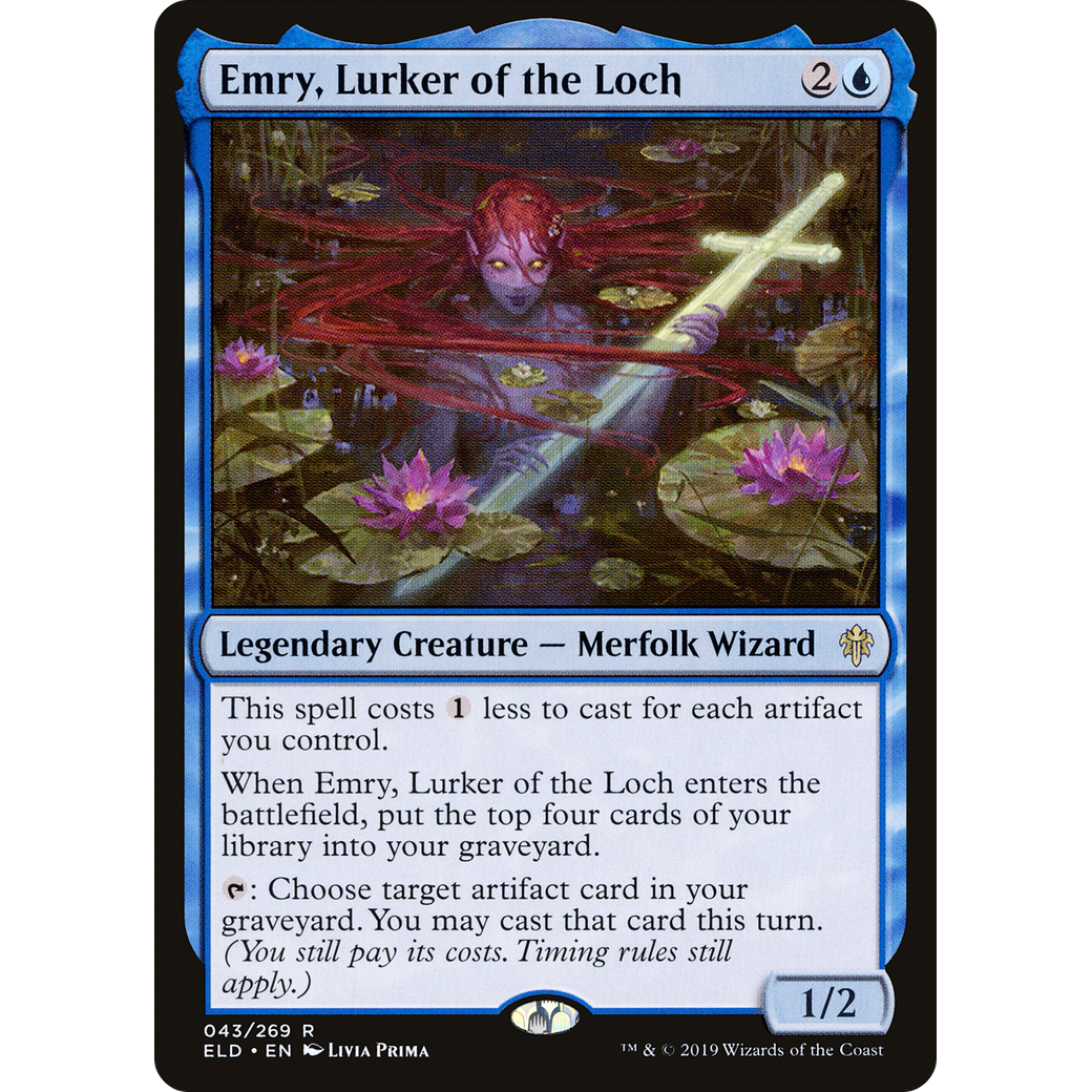 Emry, Lurker of the Loch (ELD-043) - Throne of Eldraine Foil