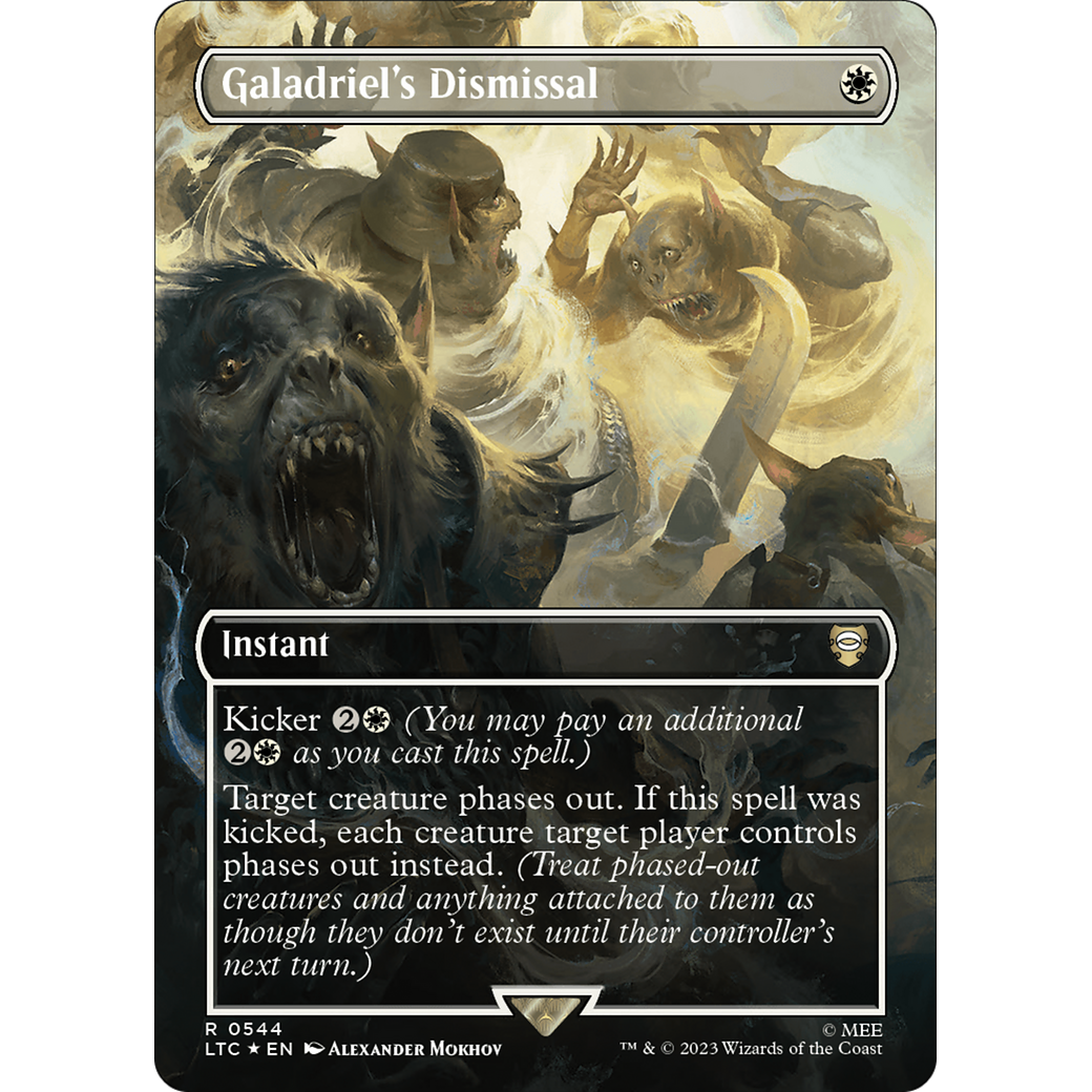 Galadriel's Dismissal (LTC-544) - Tales of Middle-earth Commander (Borderless) Foil