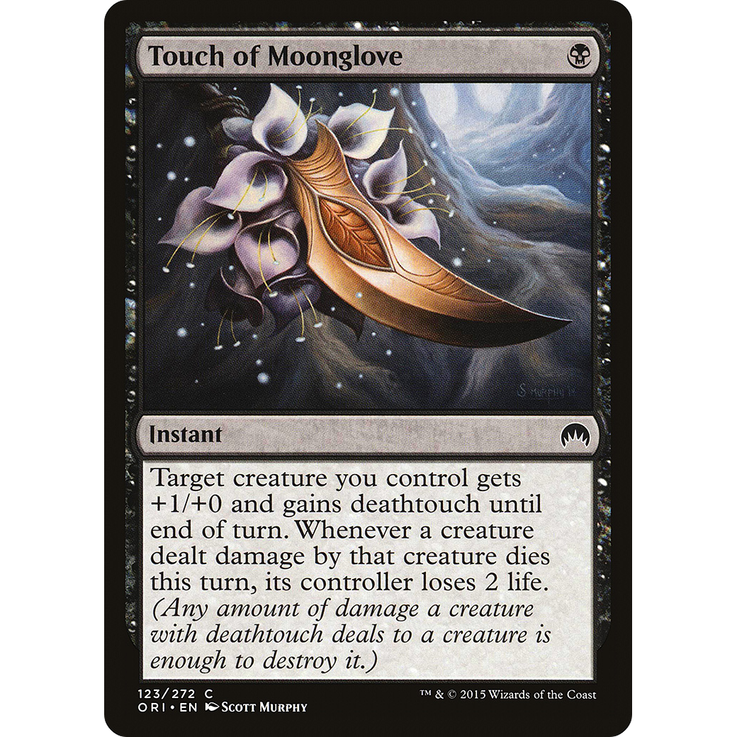 Touch of Moonglove (ORI-123) - Magic Origins Foil