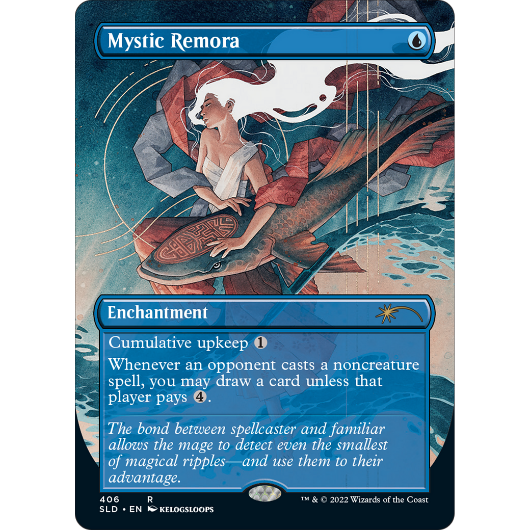 Mystic Remora (Borderless) (SLD-406) - Secret Lair Drop (Borderless)