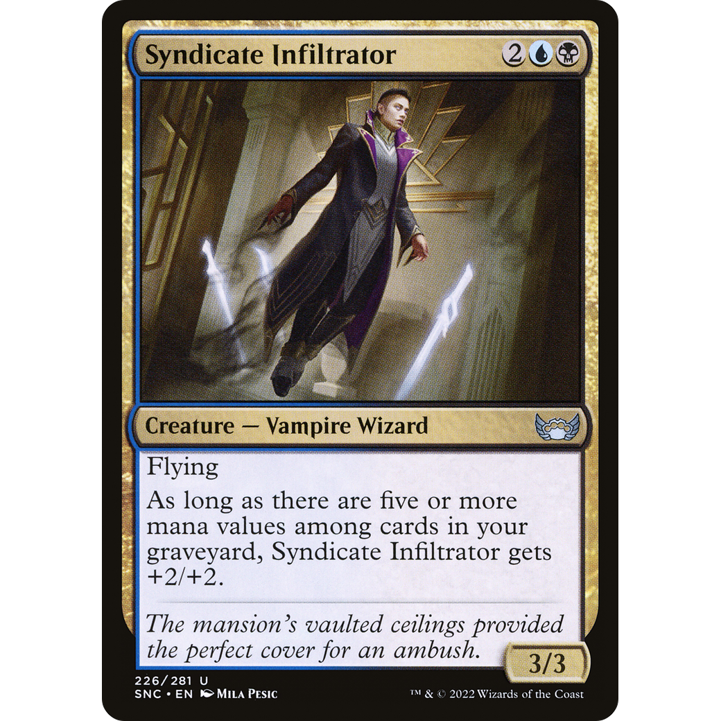 Syndicate Infiltrator (SNC-226) - Streets of New Capenna Foil