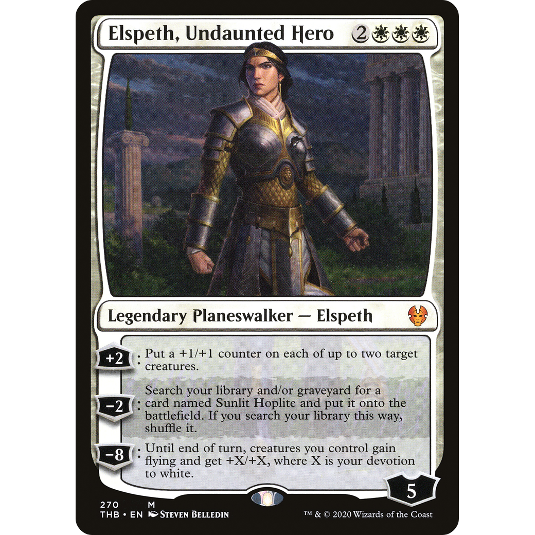 Elspeth, Undaunted Hero (THB-270) - Theros Beyond Death