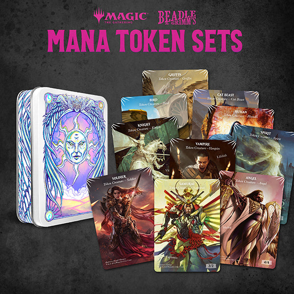 Magic: White Mana Metal Token Set