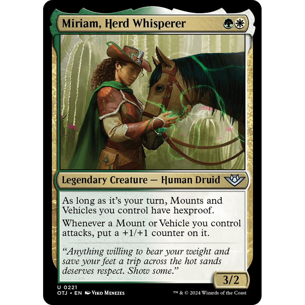 Miriam, Herd Whisperer (OTJ-221) - Outlaws of Thunder Junction Foil