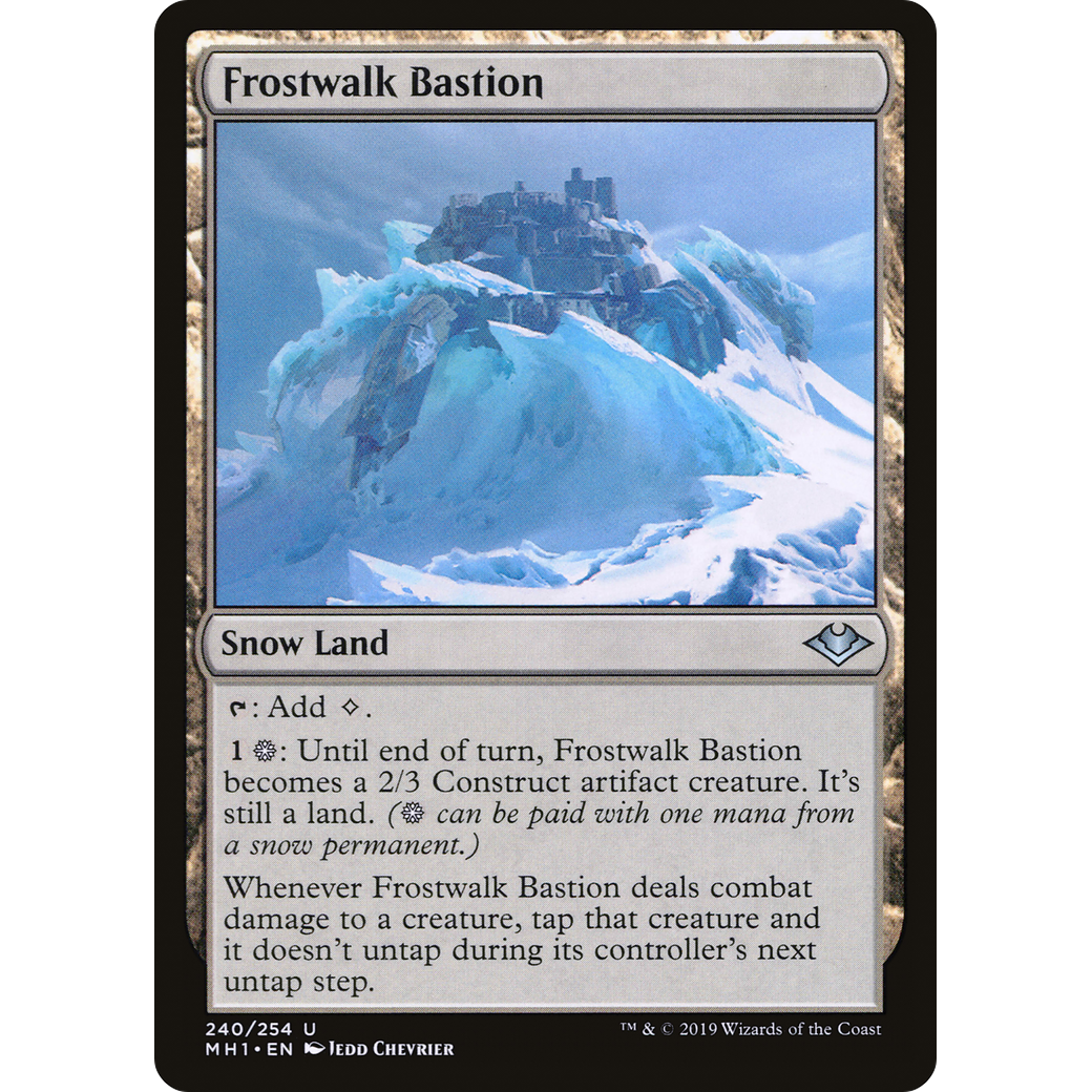 Frostwalk Bastion (MH1-240) - Modern Horizons Foil