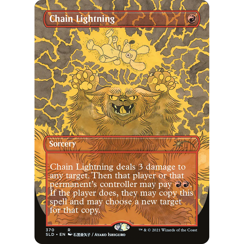 Chain Lightning (370) (SLD-370) - Secret Lair Drop (Borderless)