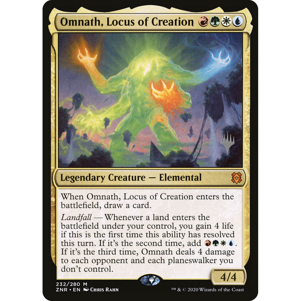 Omnath, Locus of Creation (PPZNR-232) - Zendikar Rising Promos